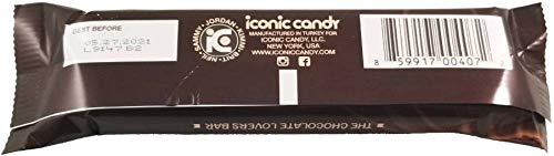 BarNone Chocolate Bar | Chocolate Wafer – Pure Milk Chocolate - Peanuts | A Chocolate Lover’s Candy Bar | BarNone Chocolate Bar Brought To You By Iconic Candy | 24 Count|B07VTQ4YDD