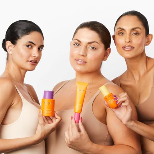 Relevant Sunburst C Plus Superfruit Face Serum - Vitamin C Serum with Jojoba Oil for Wrinkles - Cruelty Free Face Moisturizer - Vegan Skincare - 1 oz|B0CX98GCD7