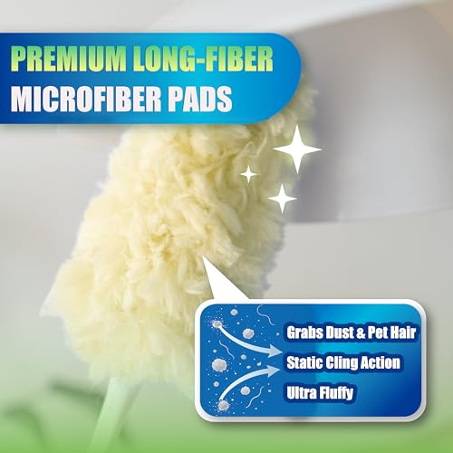 40 Count Disposable Microfiber Duster Refills for Swiffer - 360° Heavy Duty Refills (Handle Not Included)|B0DNWBQ3TW