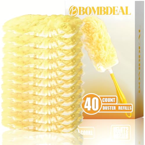 40 Count Disposable Microfiber Duster Refills for Swiffer - 360° Heavy Duty Refills (Handle Not Included)|B0DNWBQ3TW