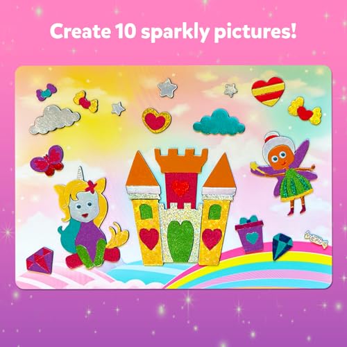 Skillmatics Foil Fun - Unicorns & Princesses, No Mess Art for Kids, Craft Kits & Supplies, DIY Creative Activity, Travel Toys, Gifts for Ages 4, 5, 6, 7, 8, 9|B0BV2YFF5K