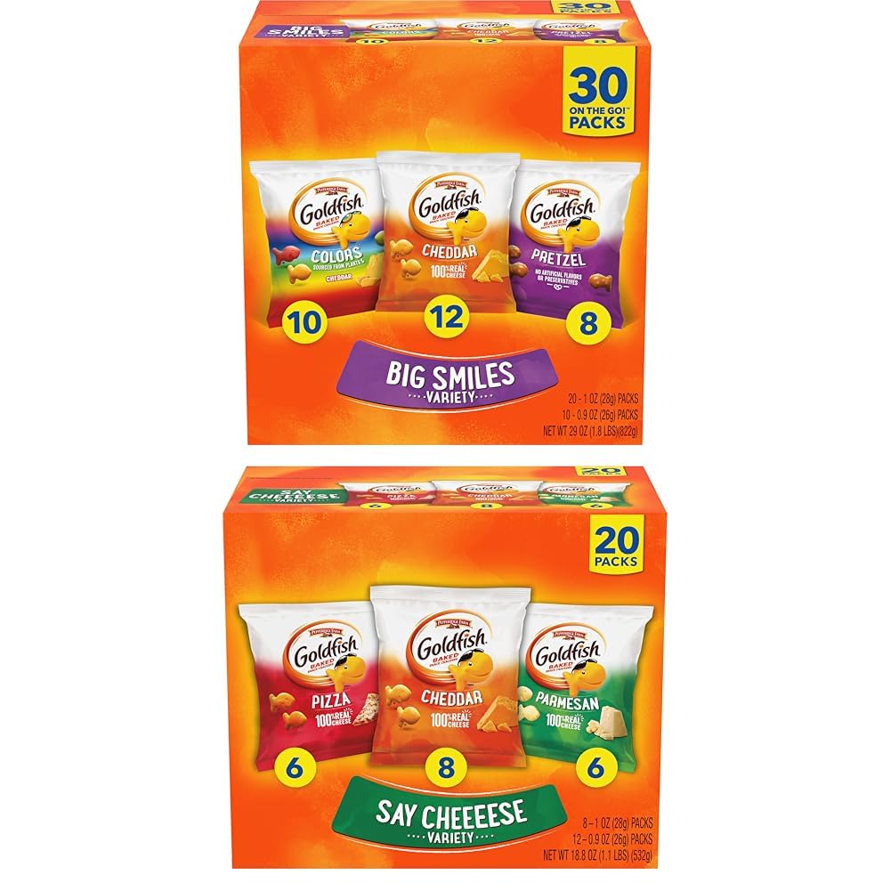 Say Cheeeese and Big Smiles Variety1 Ounce & 0.9 Ounce (Pack of 50)