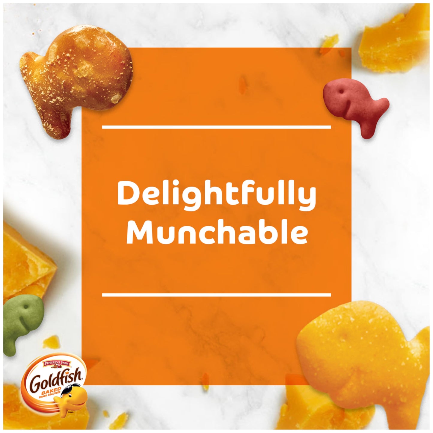 Goldfish Bold Mix Variety Pack Snack Crackers, 1 oz Snack Packs, 30 Ct Box