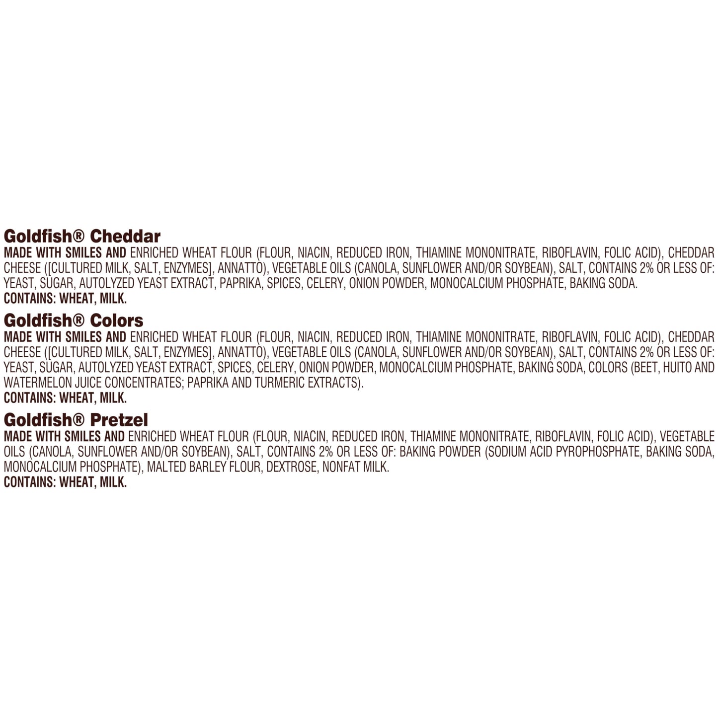 Goldfish Bold Mix Variety Pack Snack Crackers, 1 oz Snack Packs, 30 Ct Box