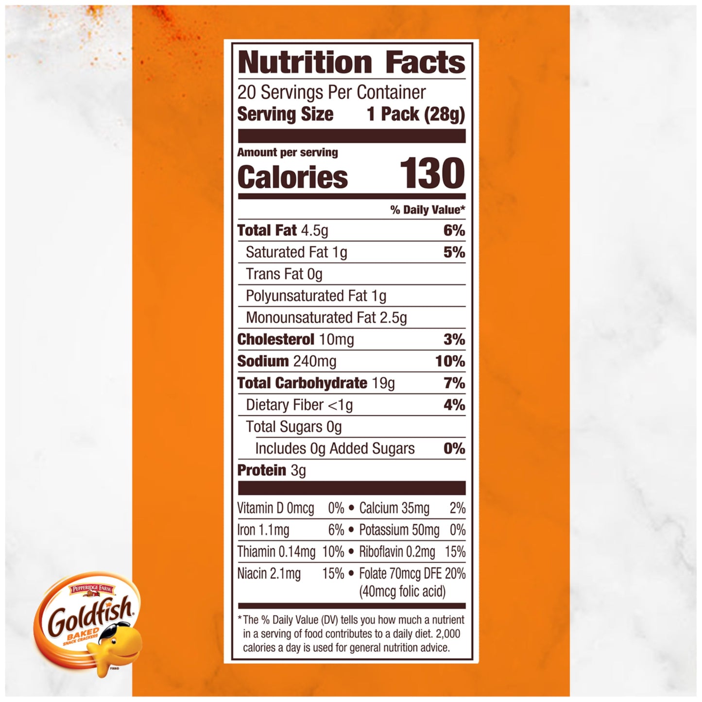 Goldfish Bold Mix Variety Pack Snack Crackers, 1 oz Snack Packs, 30 Ct Box