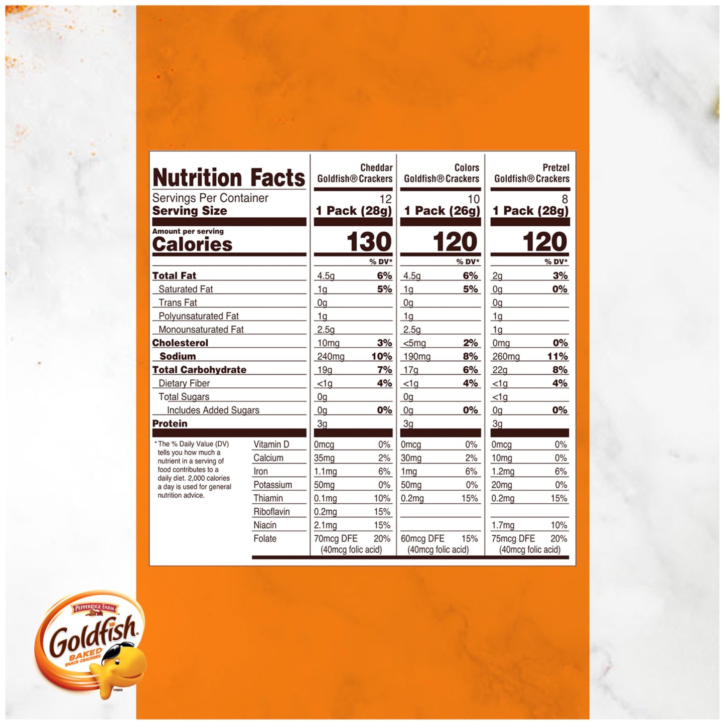 Goldfish Bold Mix Variety Pack Snack Crackers, 1 oz Snack Packs, 30 Ct Box