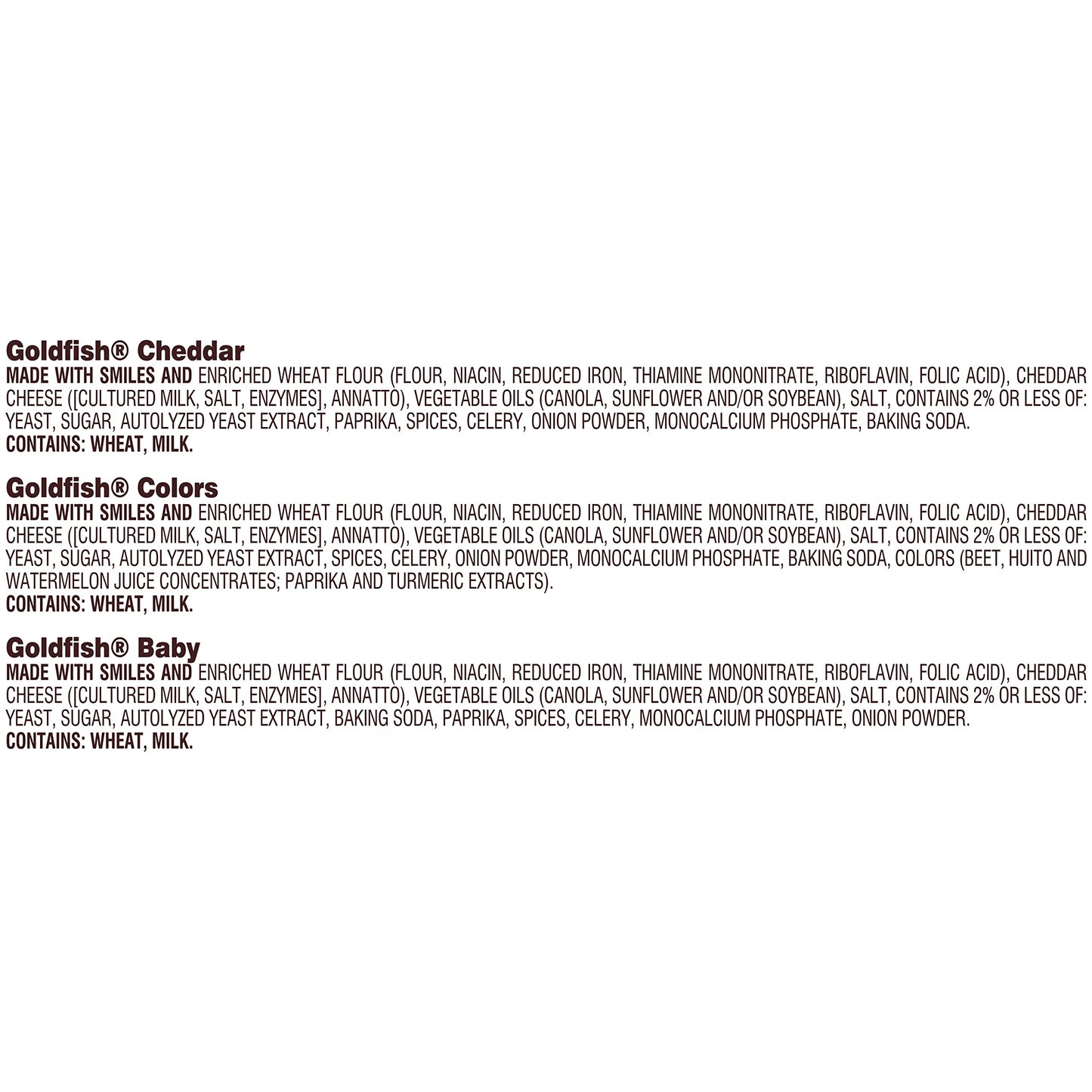 Goldfish Bold Mix Variety Pack Snack Crackers, 1 oz Snack Packs, 30 Ct Box